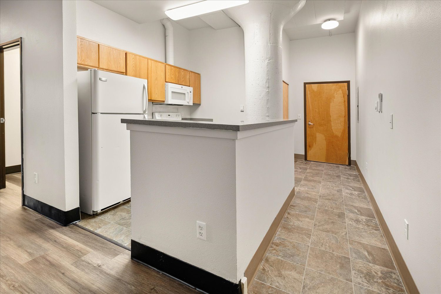 Open Kitchen View and Entryway